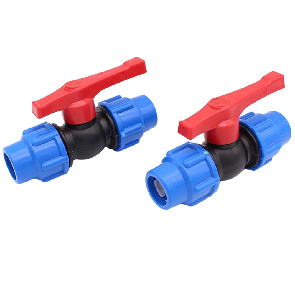Shut-off Valve PE Pipe Ball Valves With External Thread Stop Valve Fitting 20/25/32mm High Pressure Resistance