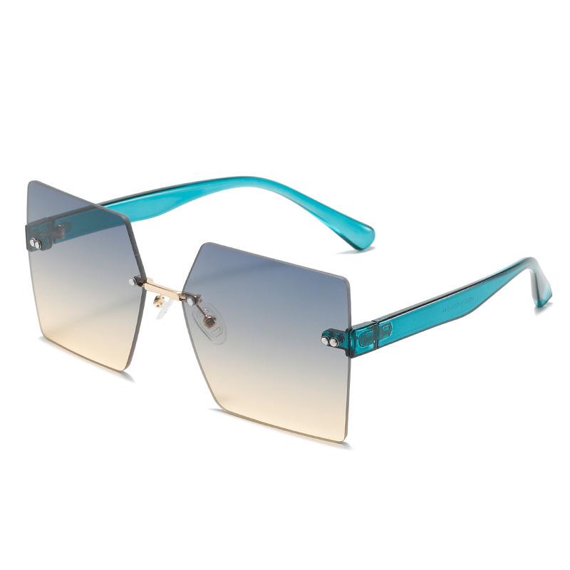 2025 Retro Unisex Gradient Frameless Sunglasses - Trendy Street Style