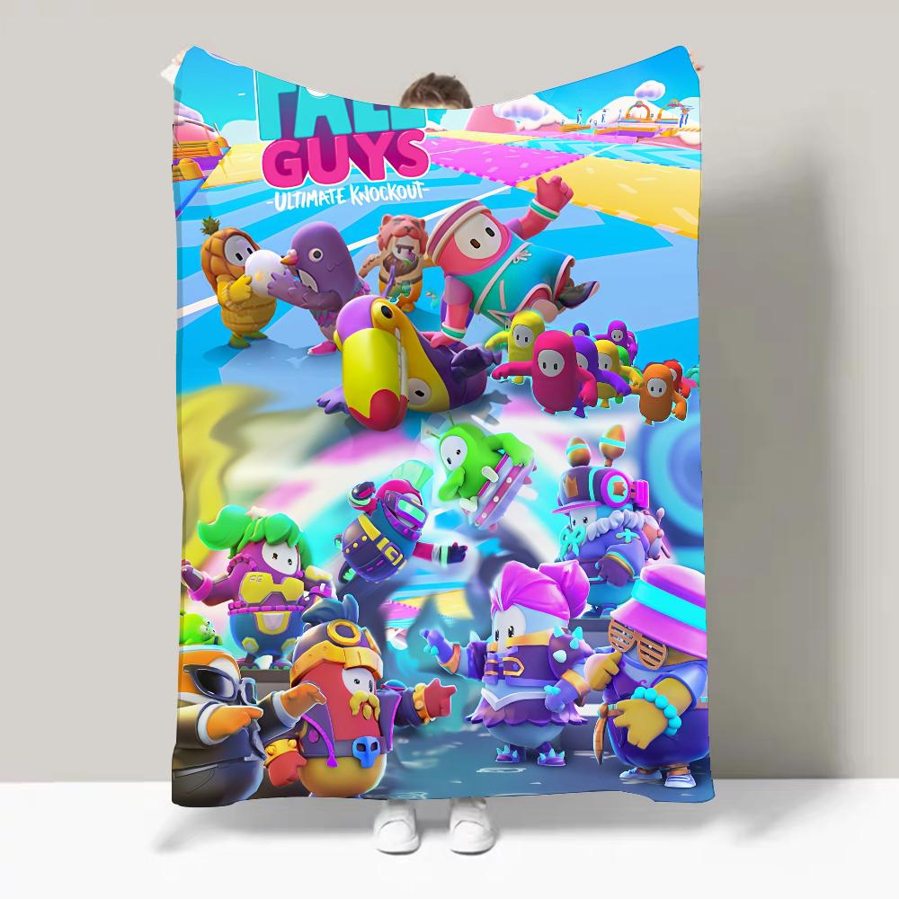 Game F-Fall Guys Blanket Design Lightweight  For Dorms, Naps, Living Room, Office,Sofa,All-Season
