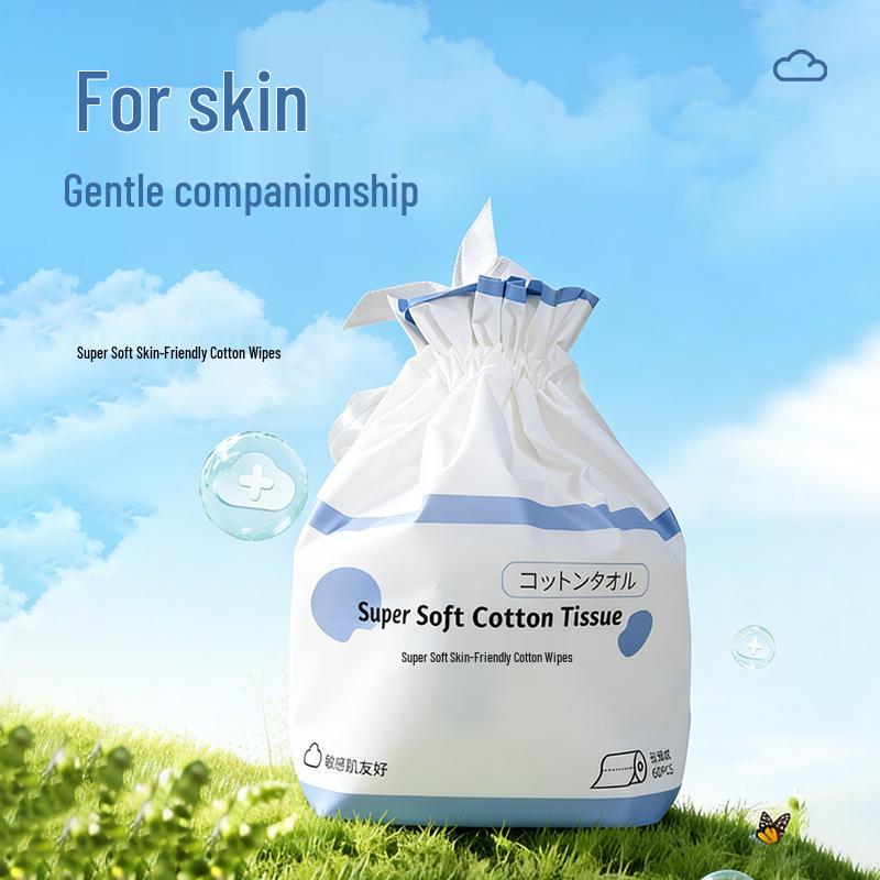 Thickened Cotton Soft Disposable Facial Cleansing Towel Roll – Enlarged, Hangable Face Wiping Towel