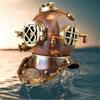 45.72 Cm Copper Brass Diving Helmet Maritime Deep Sea Diver’s Replica