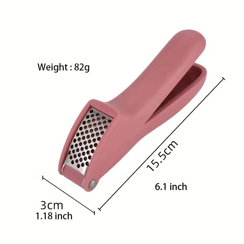 Stainless Steel Garlic Press , Manual, Compact , Portable Design for Quick, Easy Garlic Crushing, Perfect for Home Kitchen Use, Garlic Crusher