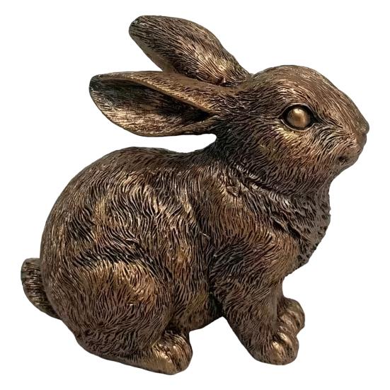 

Винтажная фигурка кролика, резьба, статуэтка кролика, скульптура животного, украшение для дома, офиса, книжной полки, рабочего стола, Фэн-шуй C