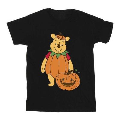 Girls Halloween Pumpkin Cotton T-Shirt