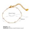 Creative Jewelry Set Chain Women'S Versatile Simple Collarbone Chain Bracelet Pearl Necklace Set Women