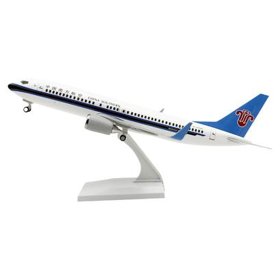 Modelo de Avião Die-cast 30CM Resina A380 China Southern Airways B737 Modelo Miniatura de Exibição Avião Brinquedo Decoração de Casa