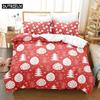 Luxury New 3D Print Christmas Duvet Cover Set King Size Single Double Bed Queen Full Blue Quilt Case Linen Twin Bedding Sets