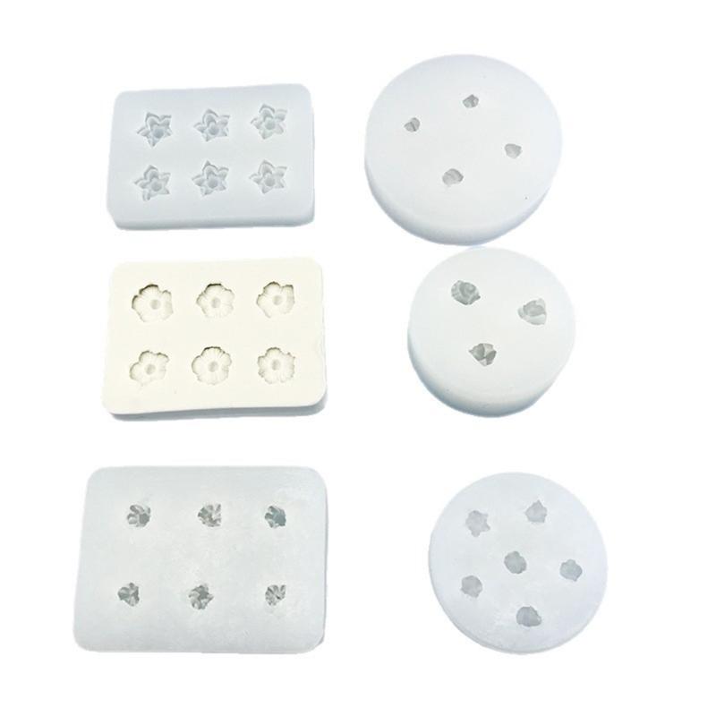 Wiederverwendbare blumenförmige Silikonform Wiederverwendbare Bastelformen Geeignet für handgefertigten Schmuck und Schreibtischdekorationen