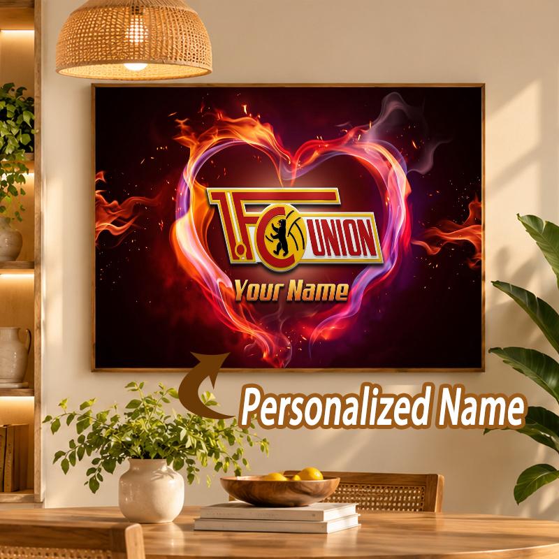 Custom Name Union Berlin 5D Diamond Painting Personalized Full Drill Diamond Art Kit Gift