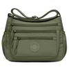 Damen Schultertasche mit großer Kapazität aus wasserabweisendem Nylon, Mehrfachfach-Pendler-Tasche, Umhängetasche