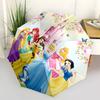 Parapluie de Voyage Thème Princesse - 8 Baleines Ouverture et Fermeture Automatiques, Design Pliant Portable, Parapluie Compact et Élégant