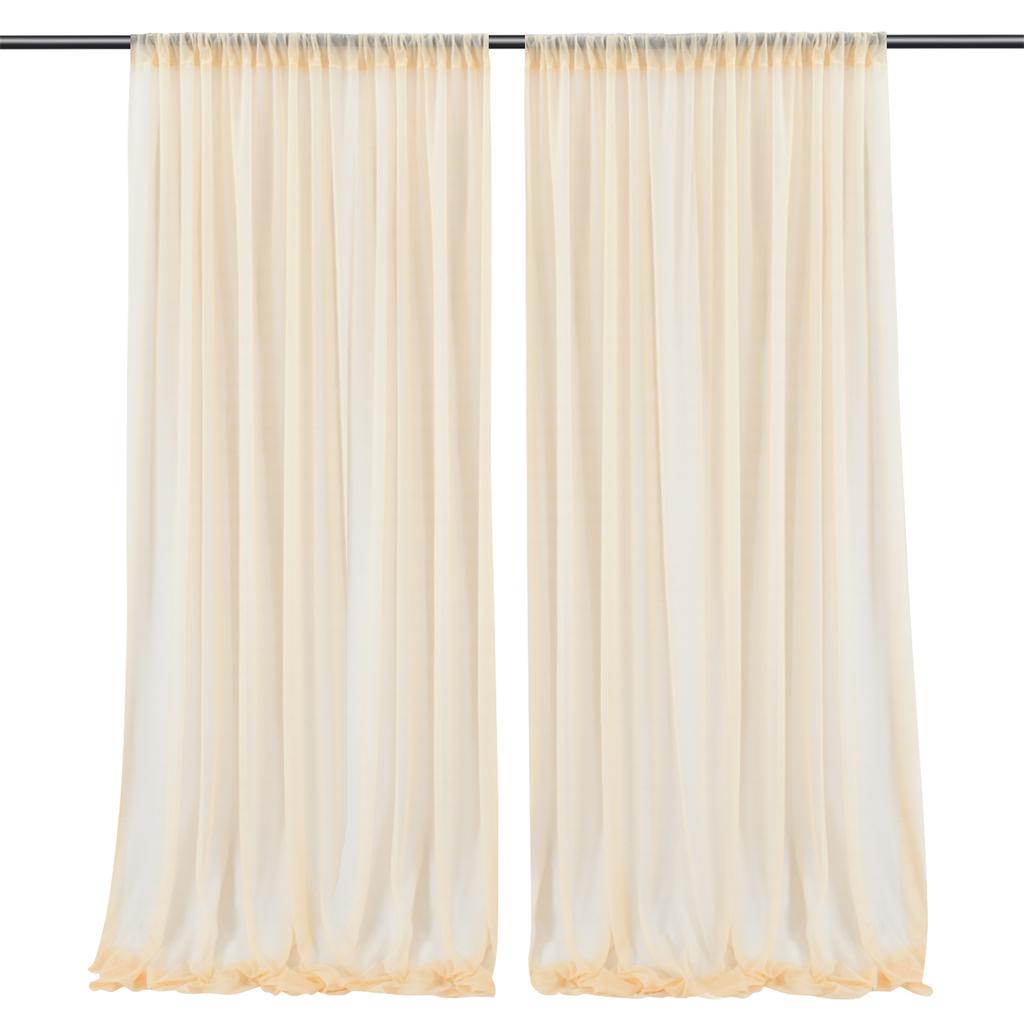 Backdrop Curtain 1.5x2.5m Yarn Durable Backdrop Drape for Wedding Party