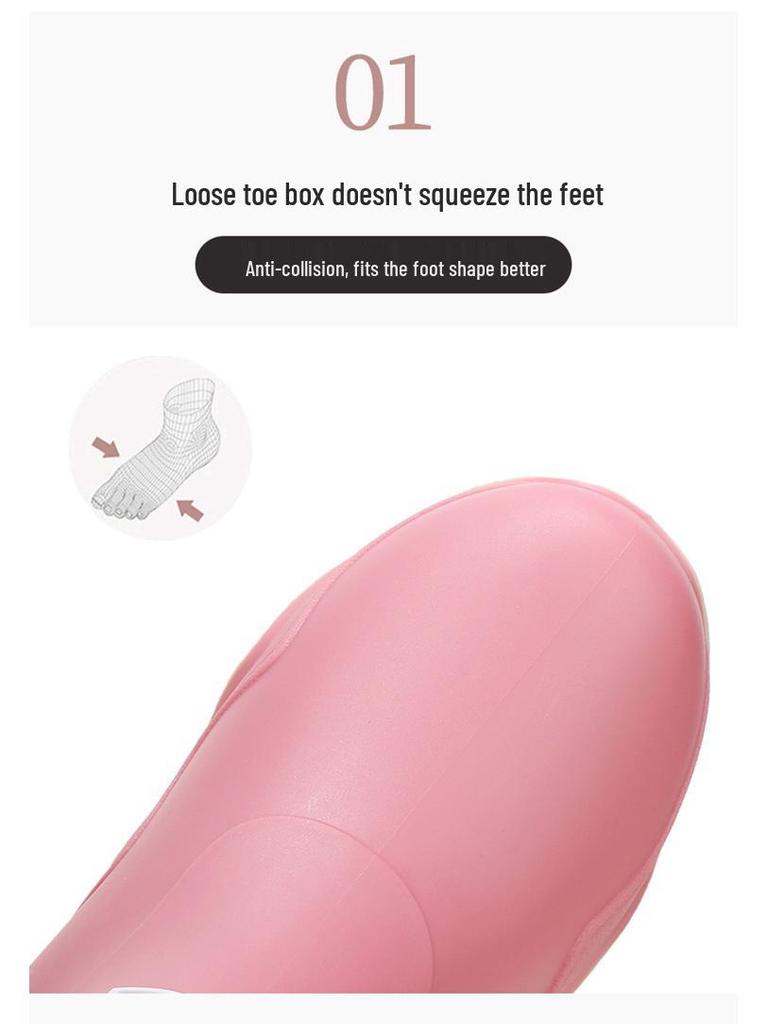 Waterproof Low-Cut Korean-Style Rain Boots - Non-Slip for Men, Women, Students & Adults