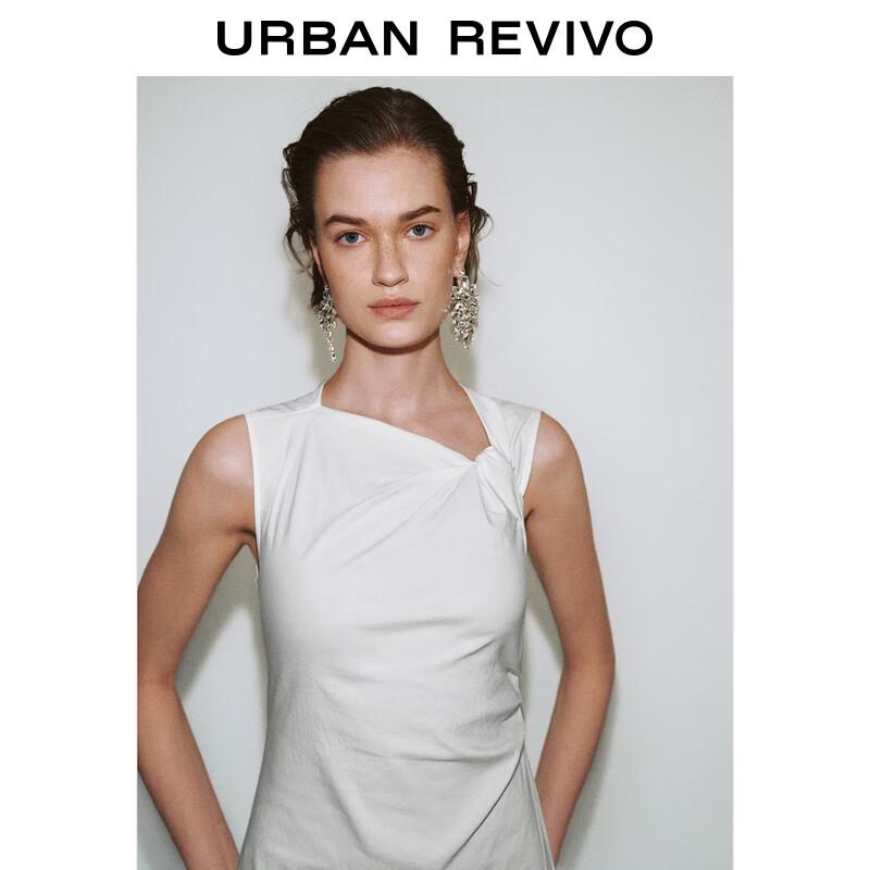 UR2025 Pleated Waist Sleeveless Dress