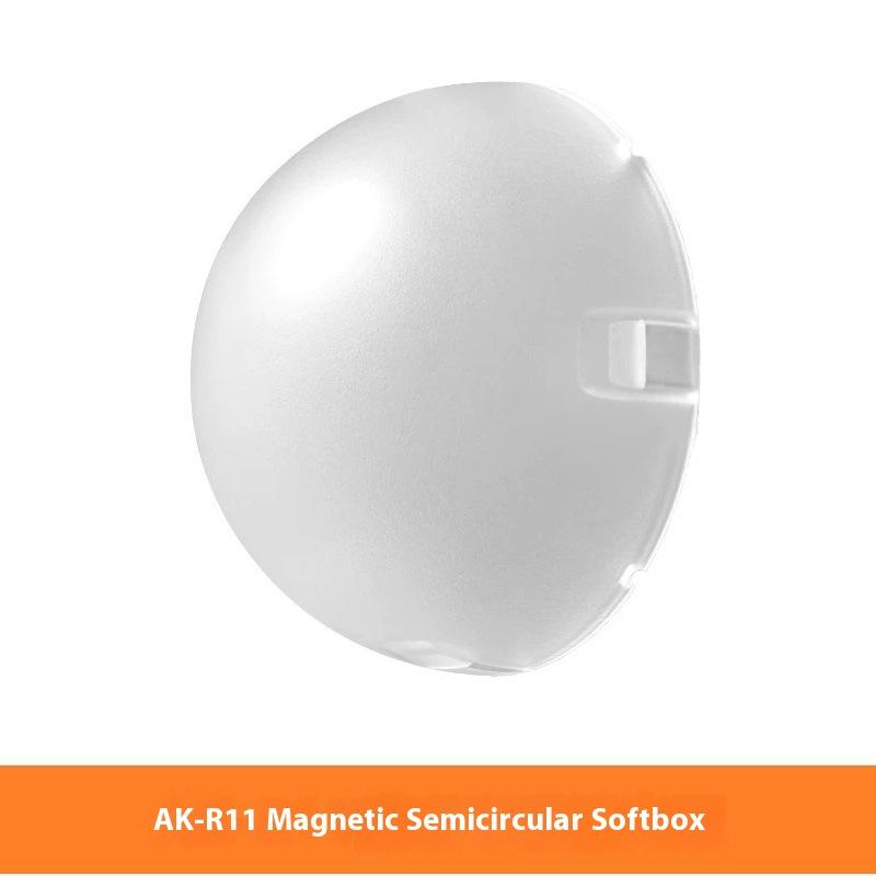 

1 шт. Мягкий и яркий световой эффект Магнитный купольный рассеиватель Адсорбция Круглая головка вспышки Для V1/S-R2 Ak-R11 Купольный рассеиватель