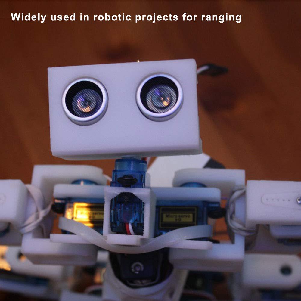 Modul senzor cu ultrasunete Aokin Senzor de distanță HC-SR04 cu suport de montare pentru Arduino Mega R3 Mega2560