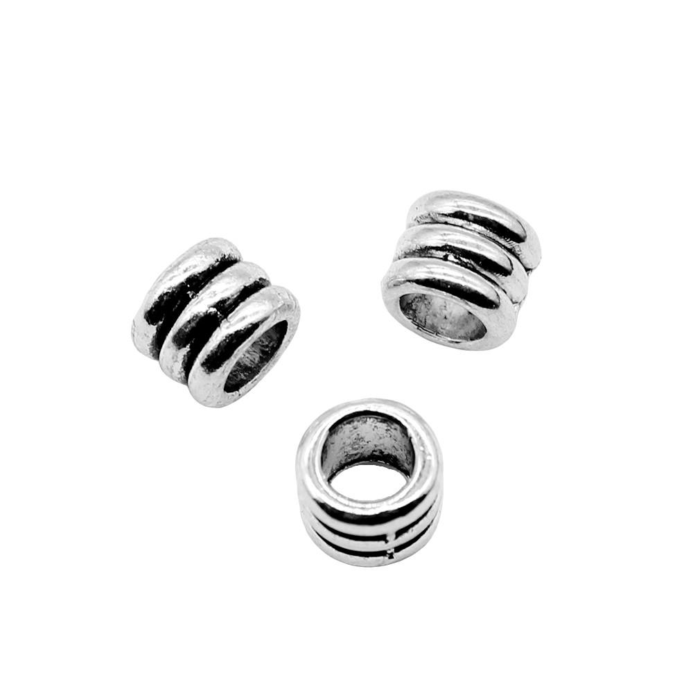 Large Hole Dot Spacer Beads Multi Color Charms For Bohemian Jewelry Findings