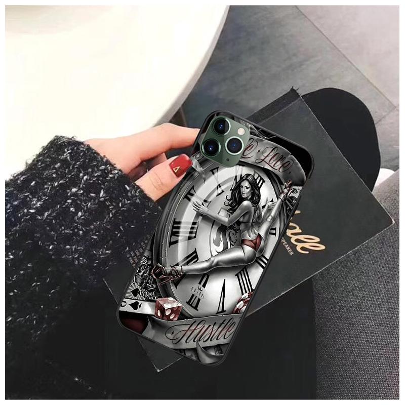 

Подходит для чехла для мобильного телефона iPhone16, New Couple Rose Skull, чехол для мобильного телефона Dark Horror Halloween 16plus