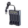USB Battery Charger for 1.2V Double/Triple A Battery 4Independent Charging Slots Advanced Circuitry for Safe Charging