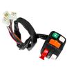 22mm Handlebar Switch High Low Beam Light Turn Signal Ignition Waterproof Control Button
