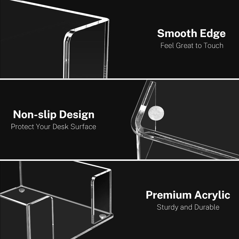 Clear Napkin Holder Square Standing Napkin Dispenser Tabletop Freestanding Tissue Dispenser Table