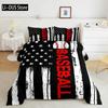 American Flag Bedding Set Baseball Sports Comforter Set 3 Pcs for Kids Teens Adults Room Decor Duvet Cover with 2 Pillowcases