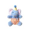 Painter Apron Style Elephant Plush Toy Anti-lost Elephant Plush KeyChain  Bag Pendant