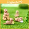 Adorable Diy Resin Otter Keychain Charming Cartoon Miniature Gift Decoration