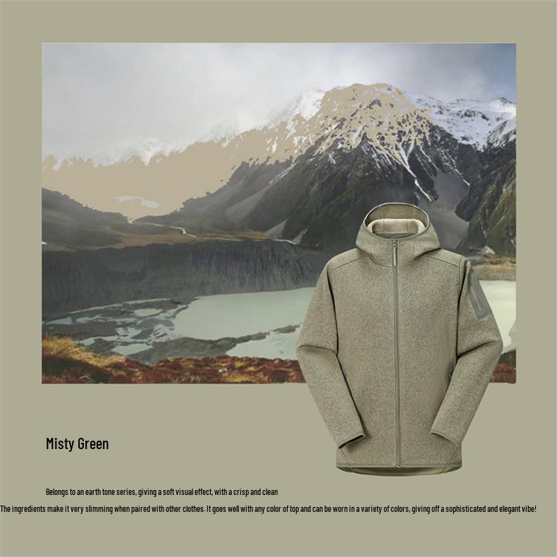Bird-Inspired Fleece-Lined Jacket/Hoodie: Cozy Heat-Retaining Style for Couples This Autumn & Winter.