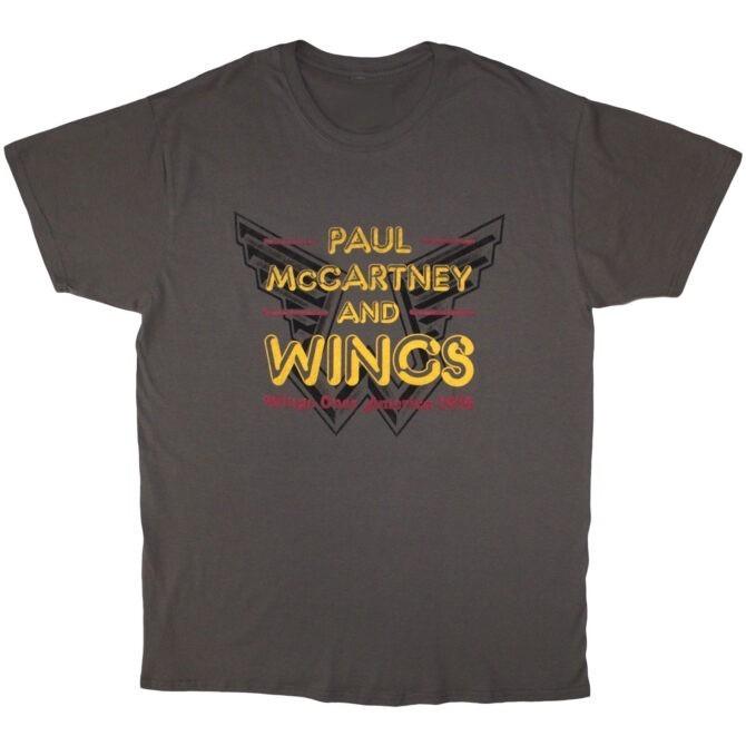 Paul McCartney & Wings T-Shirt Wings Over America 1976 Vintage Retro Tee S разноцветный