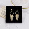 Geometric Tassel Long Style Exaggerated Trendy Retro Earrings