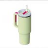 40oz Second Gen Insulated Stainless Steel Car Cup with Straw - Large Capacity Cold Preservation