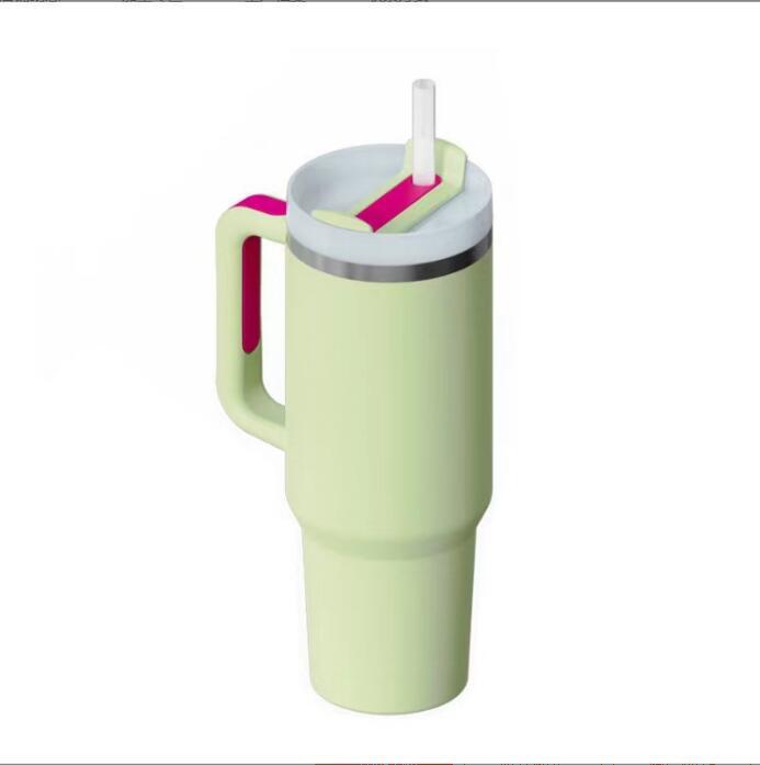 40oz Second Gen Insulated Stainless Steel Car Cup with Straw - Large Capacity Cold Preservation