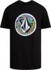 Retro Psychedelic Kaleidoscope Volcom Surfing Sports Trendy Brand Tshirt Cotton Graphic Tee Unisex Unisex Summer Streetwear
