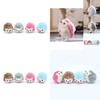 Adorable Hedgehog Plush Toy Soft Stuffed Keychain Doll Cute Small Animal Gift