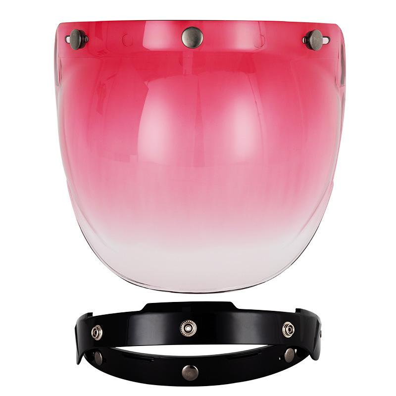 Motorcycle Helmet Retro Helmet Harley Helmet Bubble Lens Three Button Helmet Windproof And Strong Light Proof Lens With Bracket