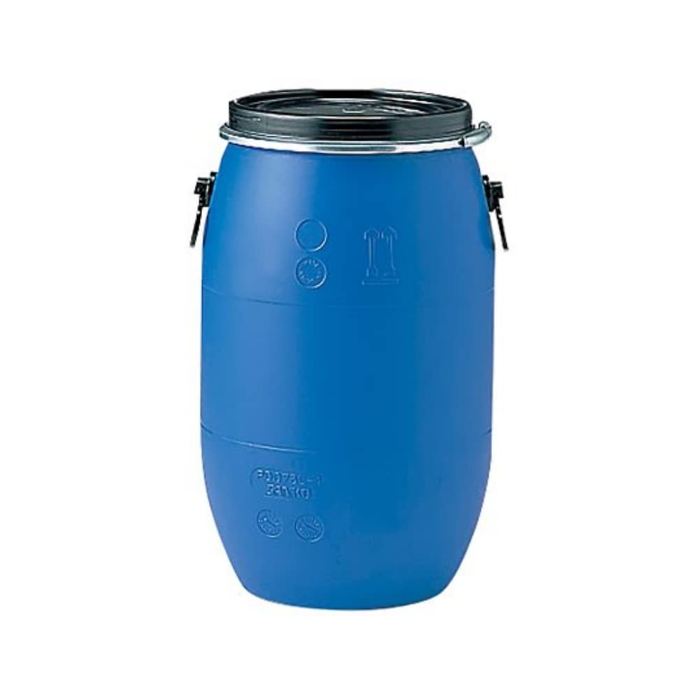 

Sanko plastic drum open type blue PDO75L-1