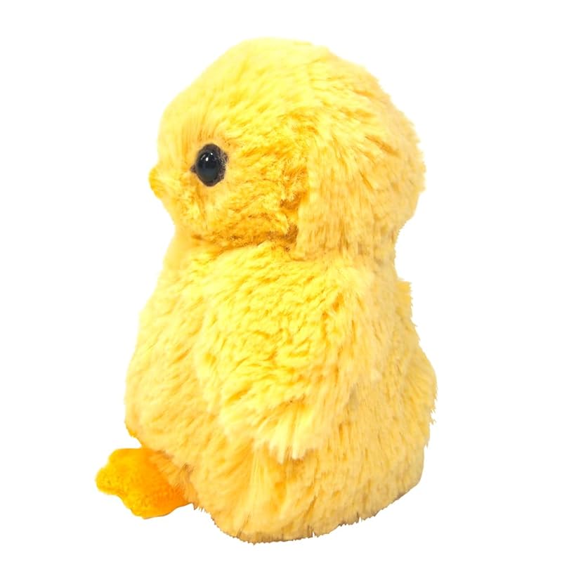 Sun Lemon Fluffy Chick Small Plush Toy, 14 x 10 x 10 cm, Animal, P-8682