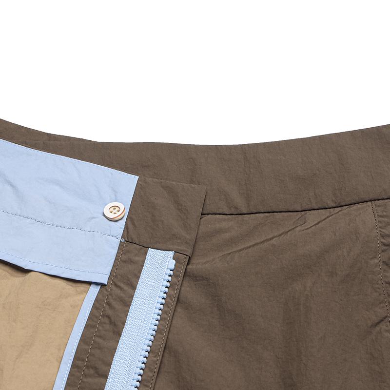 Fila × KOLOR BEACON Fashionable Casual Long Skirt Women Skirts Brown F11W636301FBN