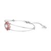 Swarovski SUNSHINE Rhodium plated Bracelets Women's Pink 5642968