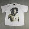 Vintage 2003 Bob Marley Zion Rootswear Graphic T-Shirt White Size XL Unisex T-Shirt