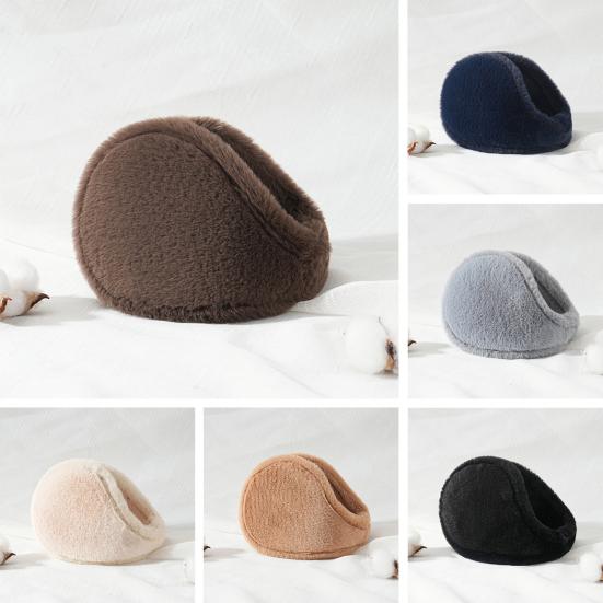 Winter Earmuffs Thickened Plush Windproof Coldproof Outdoor Ear Protection Earmuffs Outdoor Work Earmuffs