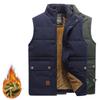 Fashion Warm Waistcoat Fleece Vest Men Clothing Winter Vest Jackets Fur Men's Sleeveless Coat