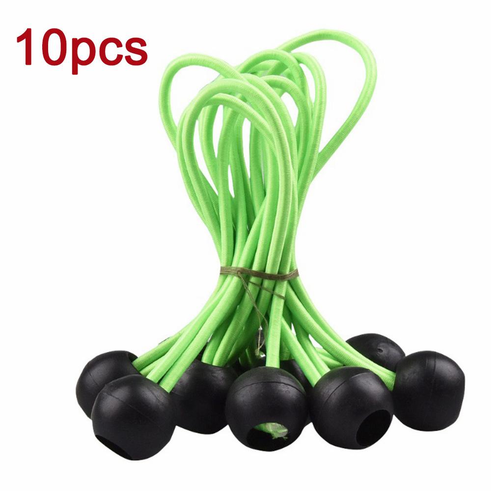 

10pcs Ball Bungee Cords Baggage Belts Tent Tie Outdoor Camping Tent Accessoriy Heavy Duty Tie Down Cords for Shelter Cargo