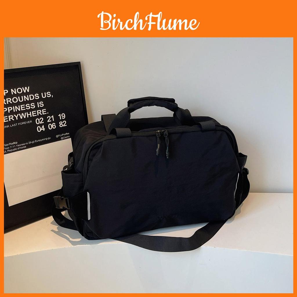 Travel Duffel Bag With Wet Dry Separation And Shoe Compartment For Men And Women