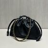 High Order Lucky Bag Imported Sheepskin Chain Cloud Bag Wrinkled Drawstring Bucket Bag Single Shoulder Cross Shoulder Women's Bag