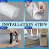 Air Conditioner Hose Sleeve 3 Layer Insulation Reusable Design Easy Installation Hose Insulation for 5in 5.9in Diameter