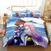 3D Anime Toji No Miko Kanami Etou Bedding Set Printed Bed Set With Pillowcase Duvet Cover Soft Queen King Size Bedclothes Home