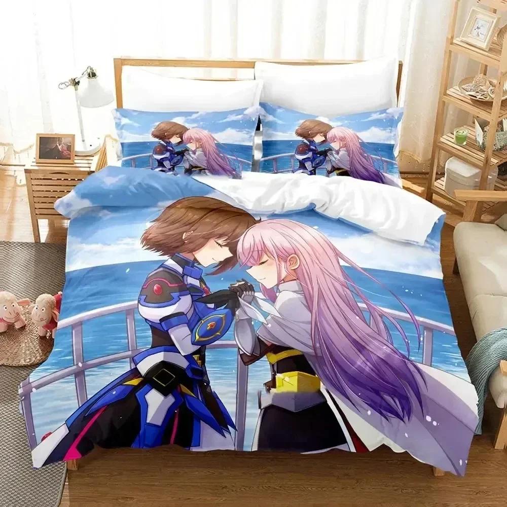 3D Anime Toji No Miko Kanami Etou Bedding Set Printed Bed Set With Pillowcase Duvet Cover Soft Queen King Size Bedclothes Home
