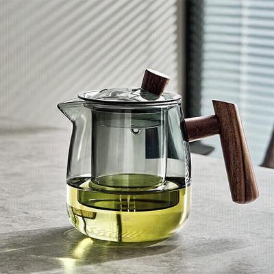 وعاء مصفاة شاي زجاجي